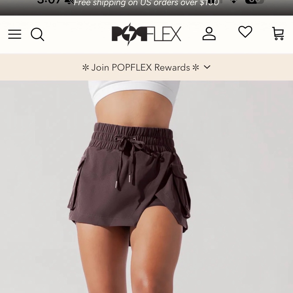 Popflex hiking superskort